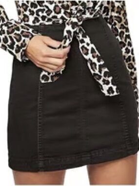 Free People Modern Femme Denim Mini Skirt Sz 6